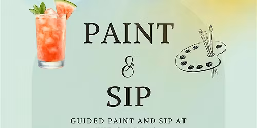 June Acrylic Paint and Sip (Friday)