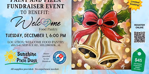 Paint & Pizza Fundraiser to support the Welcome Food Pantry
