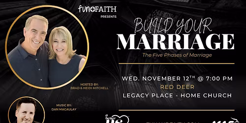 Build Your Marriage - Red Deer, AB (Wed. Nov 12, 2025 at 7:00pm EST)