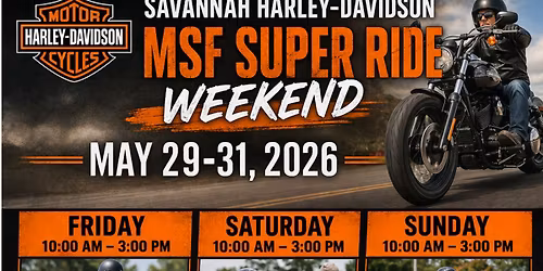 MSF Ride Super Weekend