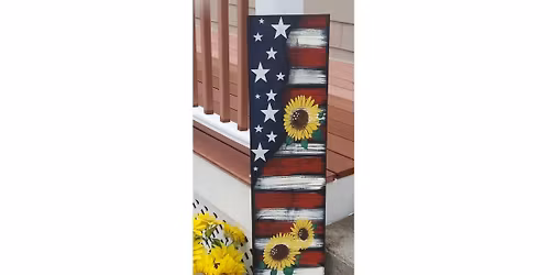 Patriotic Porch Leaner