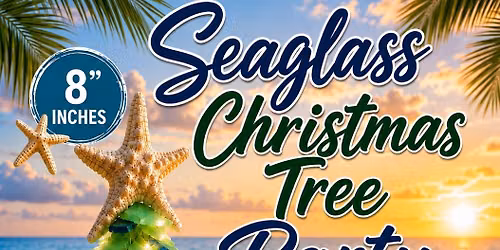 Sea Glass Christmas Tree Party at Frio Grill