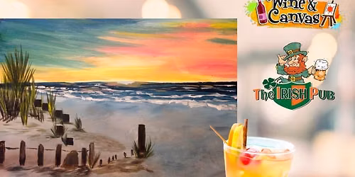 Lake Michigan Sunset - Paint and Sip at The Irish Pub 