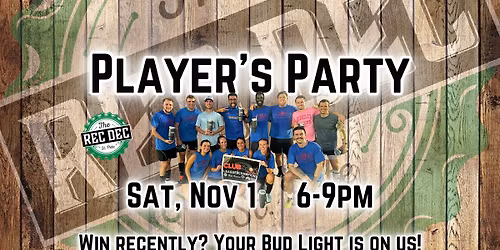 Tampa Bay Club Sport Player's Party!