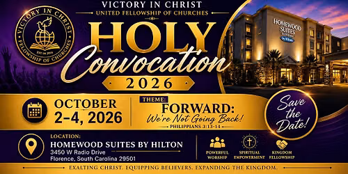 Holy Convocation Registration  2026