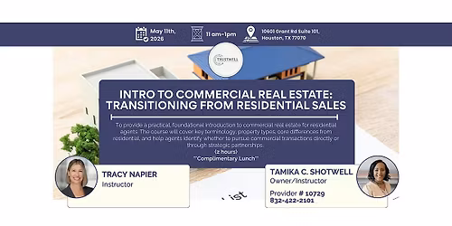Intro to Commercial Real Estate: Transitioning From Residential Sales