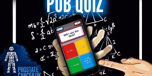 Quiz night raising funds for Prostate cancer \ud83d\udc99