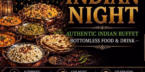 Bottomless brunch themed night-Indian night
