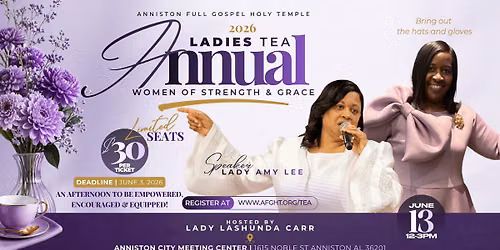 2026 Annual Ladies Tea