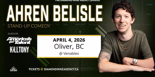 Ahren Belisle - (K*ll Tony \/ AGT) Live In Oliver BC
