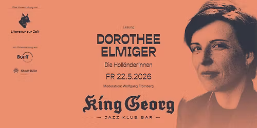 Lesung: Dorothee Elmiger \u00bbDie Holl\u00e4nderinnen\u00ab