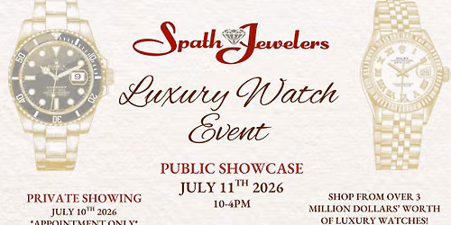 Luxury Watch Event - Public Showcase