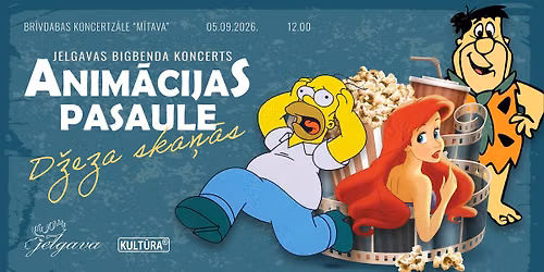 Jelgavas Bigbenda koncerts “Animācijas pasaule džeza skaņās”