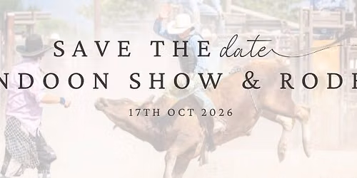 2026 Bindoon Show & Rodeo