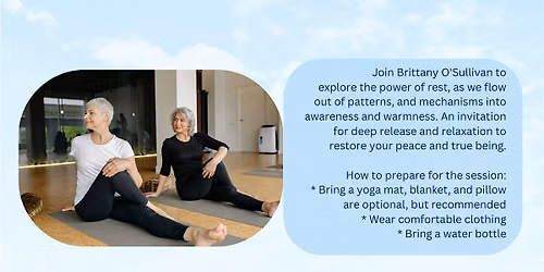 Restorative & Nidra Yoga