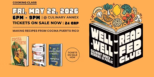 Well-Read + Well-Fed Club: Cocina Puerto Rico