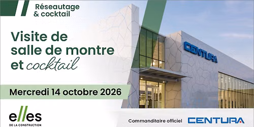 Visite de salle de montre et cocktail chez Centura
