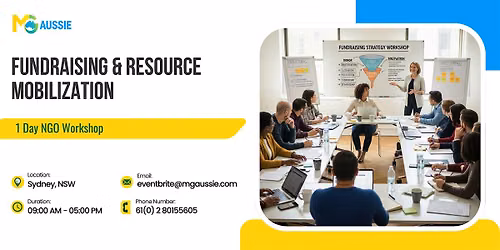Fundraising & Resource Mobilization: 1 Day NGO Workshop in Sydney