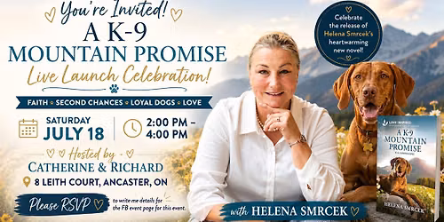 A K-9 Mountain Promise in Person Launch Party