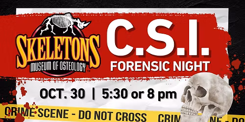 CSI: Forensic Night at River Bend Nature Center!