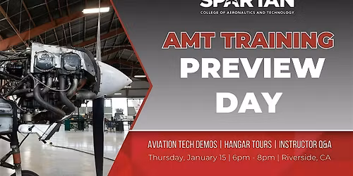 Aviation Tech Maintenance Training Preview Day | Riverside, CA