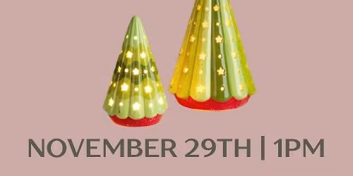 Starlight Christmas Tree Glazing Workshop With ASH Studio