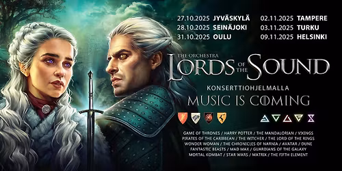 TURKU : LORDS OF THE SOUND konserttiohjelmalla \u00abMusic is coming\u00bb
