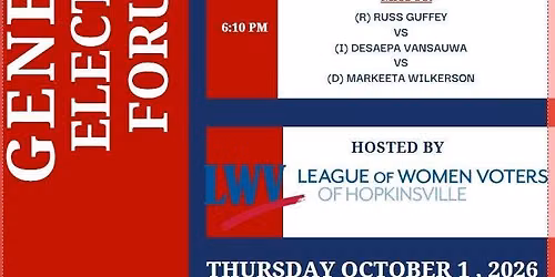 General Election Forum #1