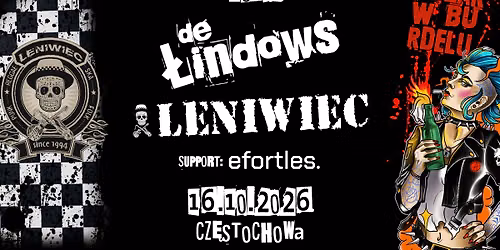 Leniwiec i De Łindows + Efortles w Częstochowie