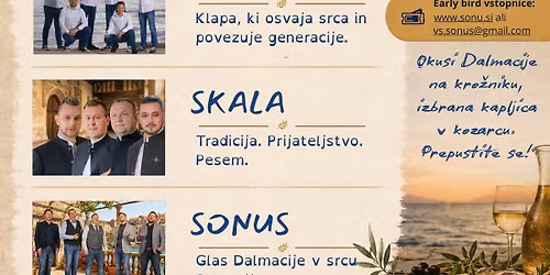 Dalmatinski ve\u010der - Kampanel, Skala in Sonus