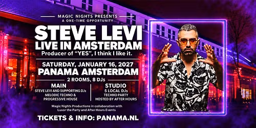 Steve Levi Live in Amsterdam