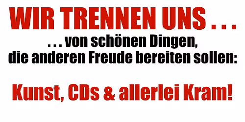 Privater Flohmarkt im Roten Salon