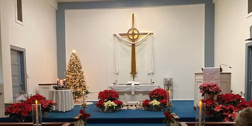 Candle light Christmas Eve Service.