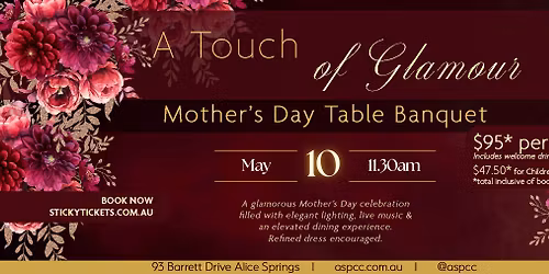 A Touch of Glamour = Mother's Day Tablet Banquet