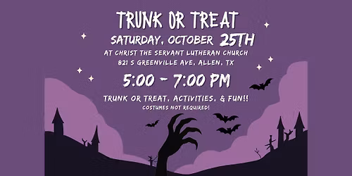 Annual Trunk or Treat