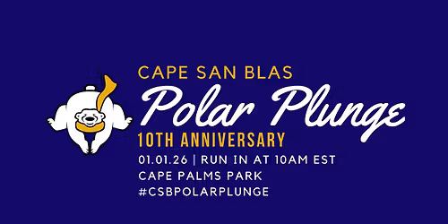 Cape San Blas Polar Plunge 10th Annual 2026