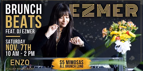 Saturday Brunch Beats Feat. DJ EZMER!