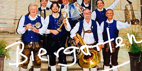 Biergarten-Bockbierprobe beim Pr\u00f6sslbr\u00e4u 