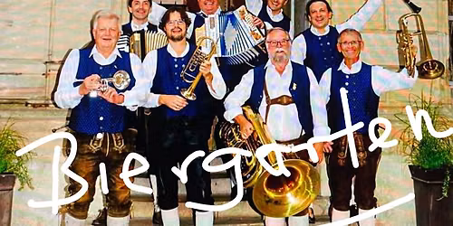 Biergarten-Bockbierprobe beim Pr\u00f6sslbr\u00e4u