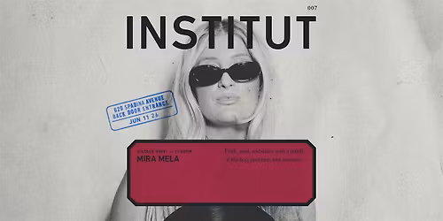INSTITUT 007 | vintage vinyl | MIRA M\u00c9LA