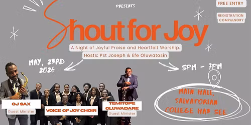 Shout for Joy - Worship Night