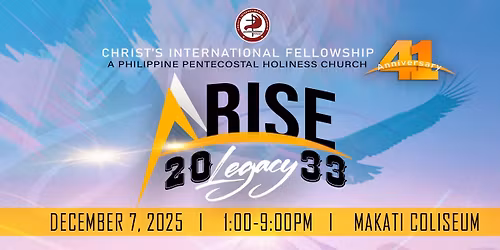 CIF 41st Anniversary - Arise 2033 | Legacy
