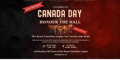 Canada Day Celebration & Honour the Hall