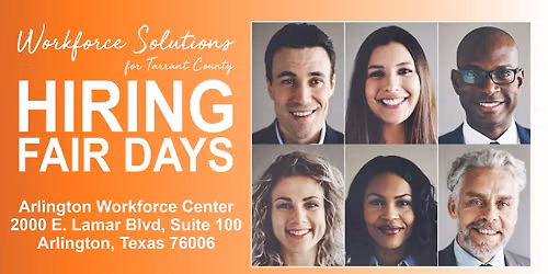 Arlington Workforce Center Hiring Fair Days Event
