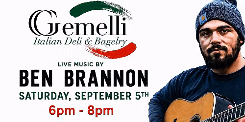 Ben Brannon LIVE\ud83c\udfb5at Gemelli!