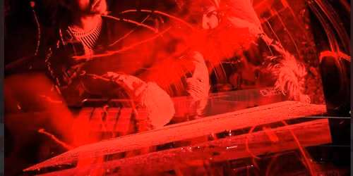 Flying Moon In Space