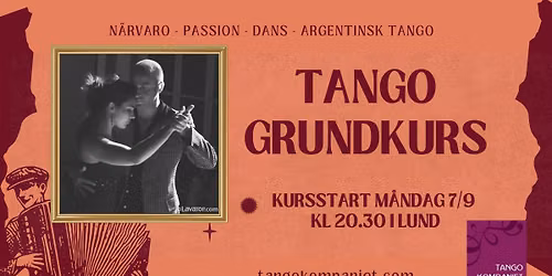 Tango Grundkurs Lund 