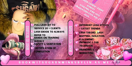7 WEEK Group Lash Training