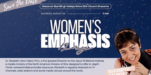 Women's Emphasis Day with Dr. Elizabeth Talbot