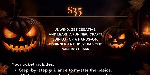 Halloween Diamond Painting Class
